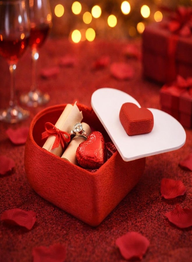CUBIX3D Heart Gift Box with Lid - Valentine Special Romantic Gift for Girlfriend, Wife & Partner | Love Storage Box for Rings, Notes & Surprise Gifts | Valentine Home Décor - Image 5